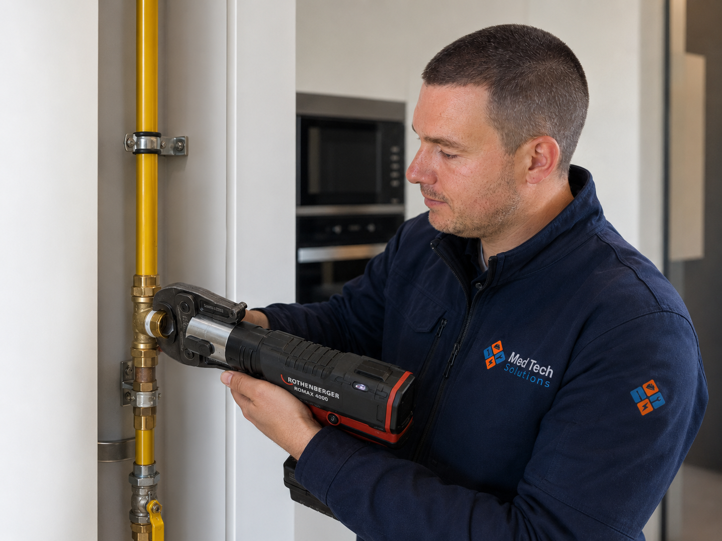 Gasinstallatie op locatie beoordeeld