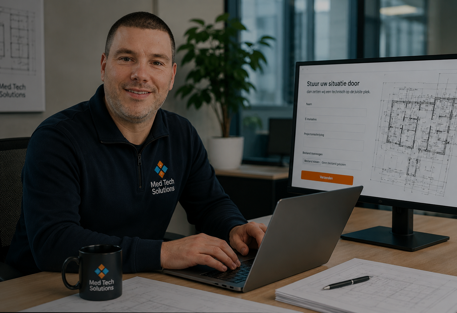 Technisch advies en voorbereiding door Med Tech Solutions